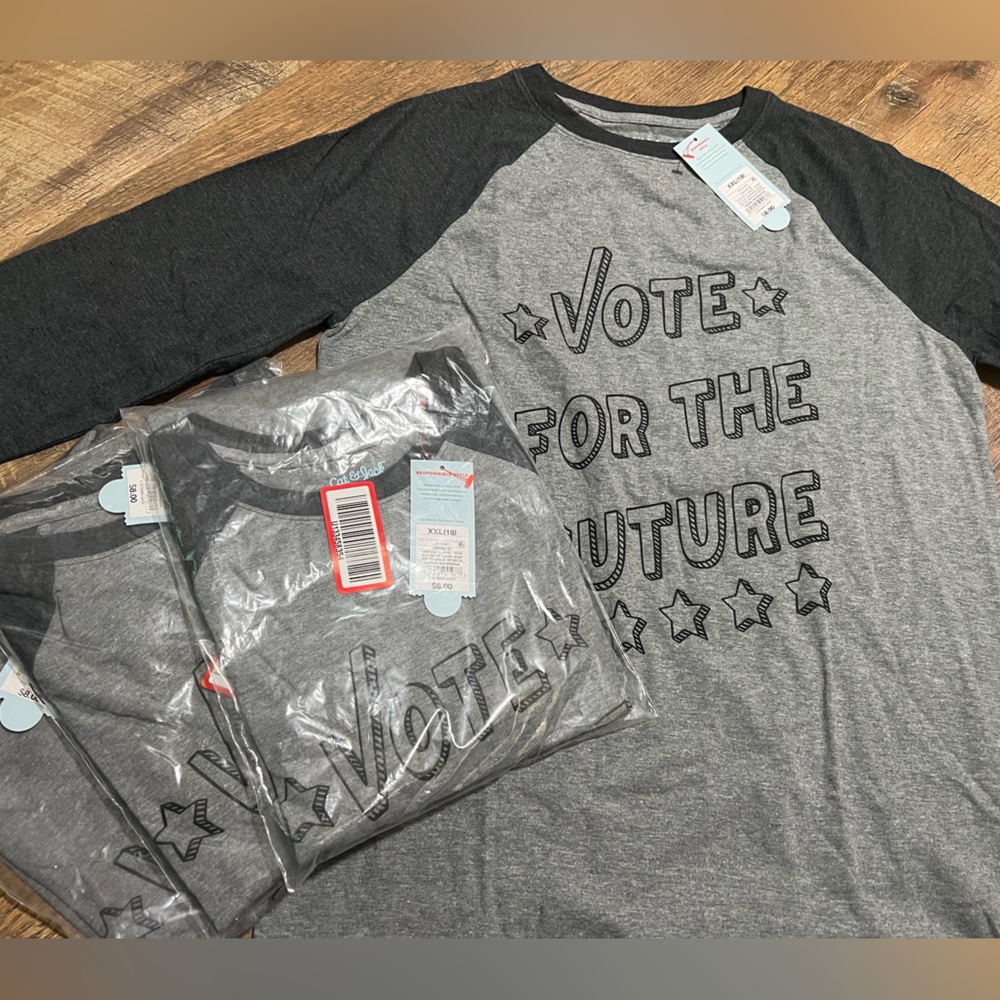 NWT Cat & Jack matching tops